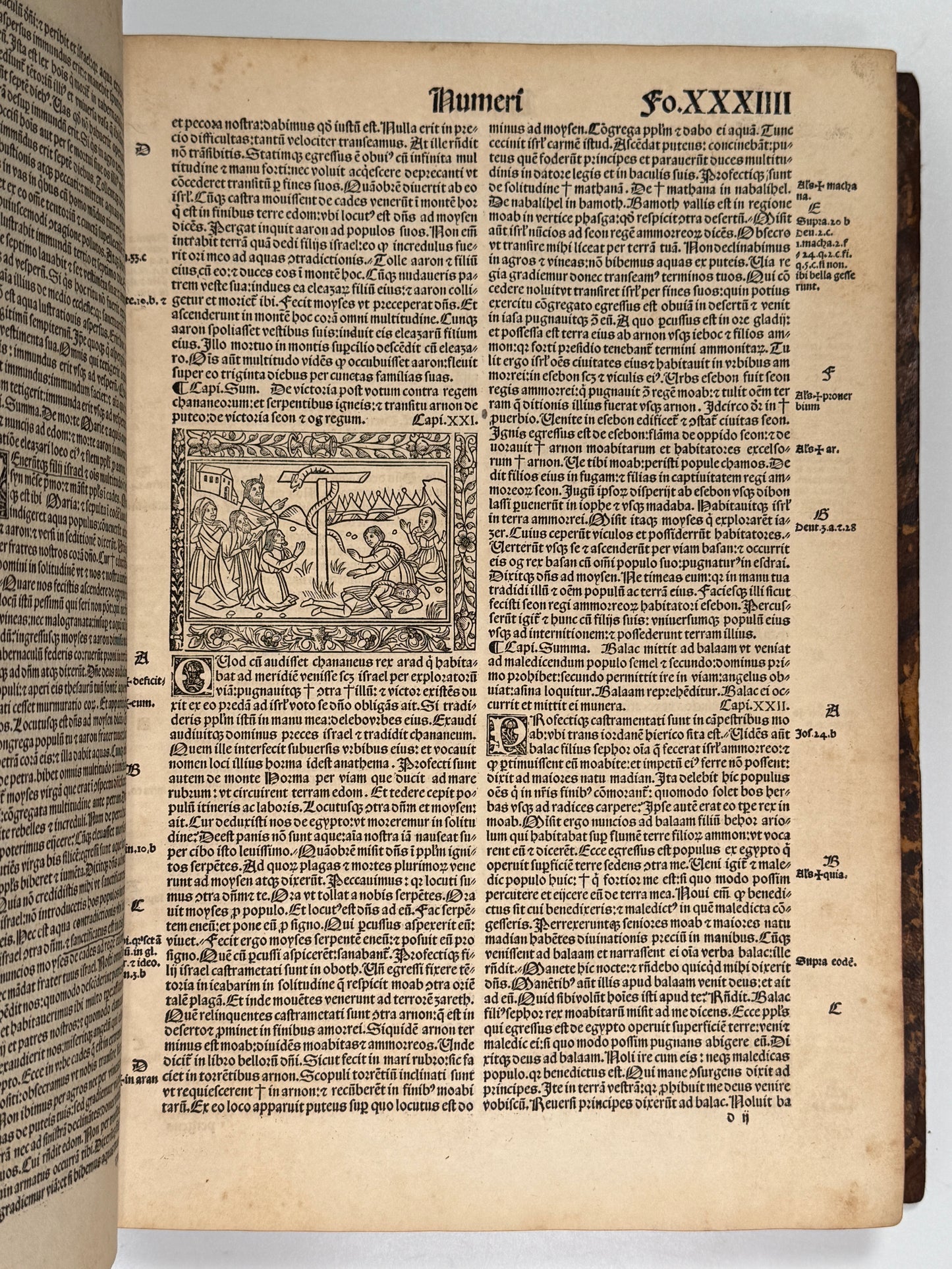 1515 Biblia Latina: Sacon/Koberger Imprint: Hand Coloured Folio
