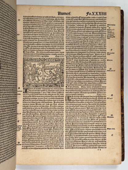 1515 Biblia Latina: Sacon/Koberger Imprint: Hand Coloured Folio