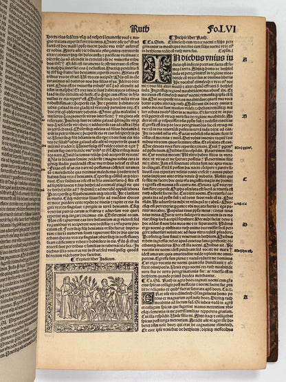 1515 Biblia Latina: Sacon/Koberger Imprint: Hand Coloured Folio