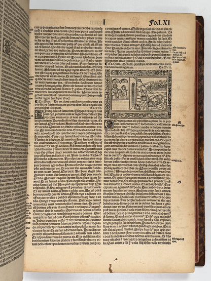 1515 Biblia Latina: Sacon/Koberger Imprint: Hand Coloured Folio