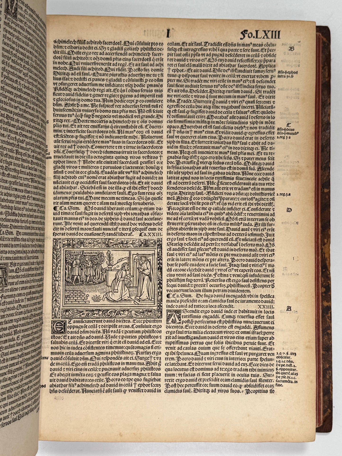 1515 Biblia Latina: Sacon/Koberger Imprint: Hand Coloured Folio