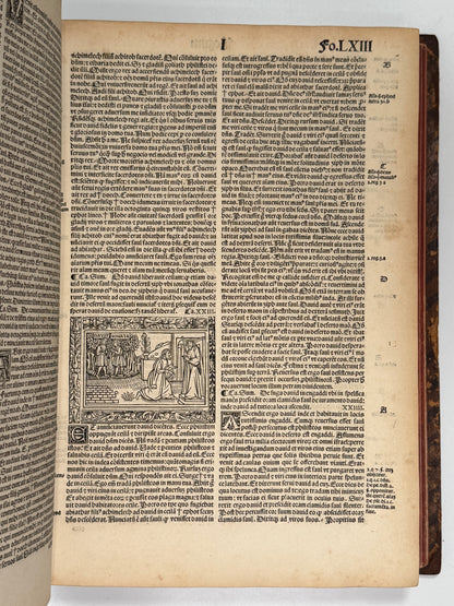 1515 Biblia Latina: Sacon/Koberger Imprint: Hand Coloured Folio