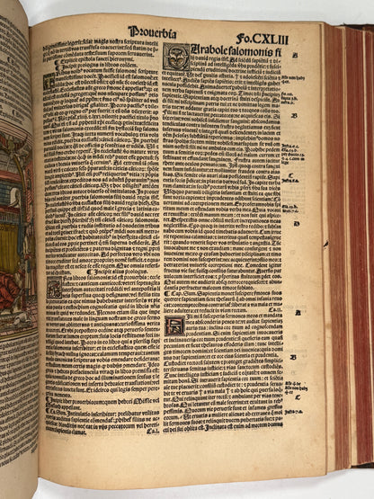 1515 Biblia Latina: Sacon/Koberger Imprint: Hand Coloured Folio