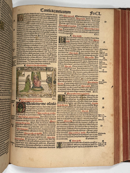 1515 Biblia Latina: Sacon/Koberger Imprint: Hand Coloured Folio