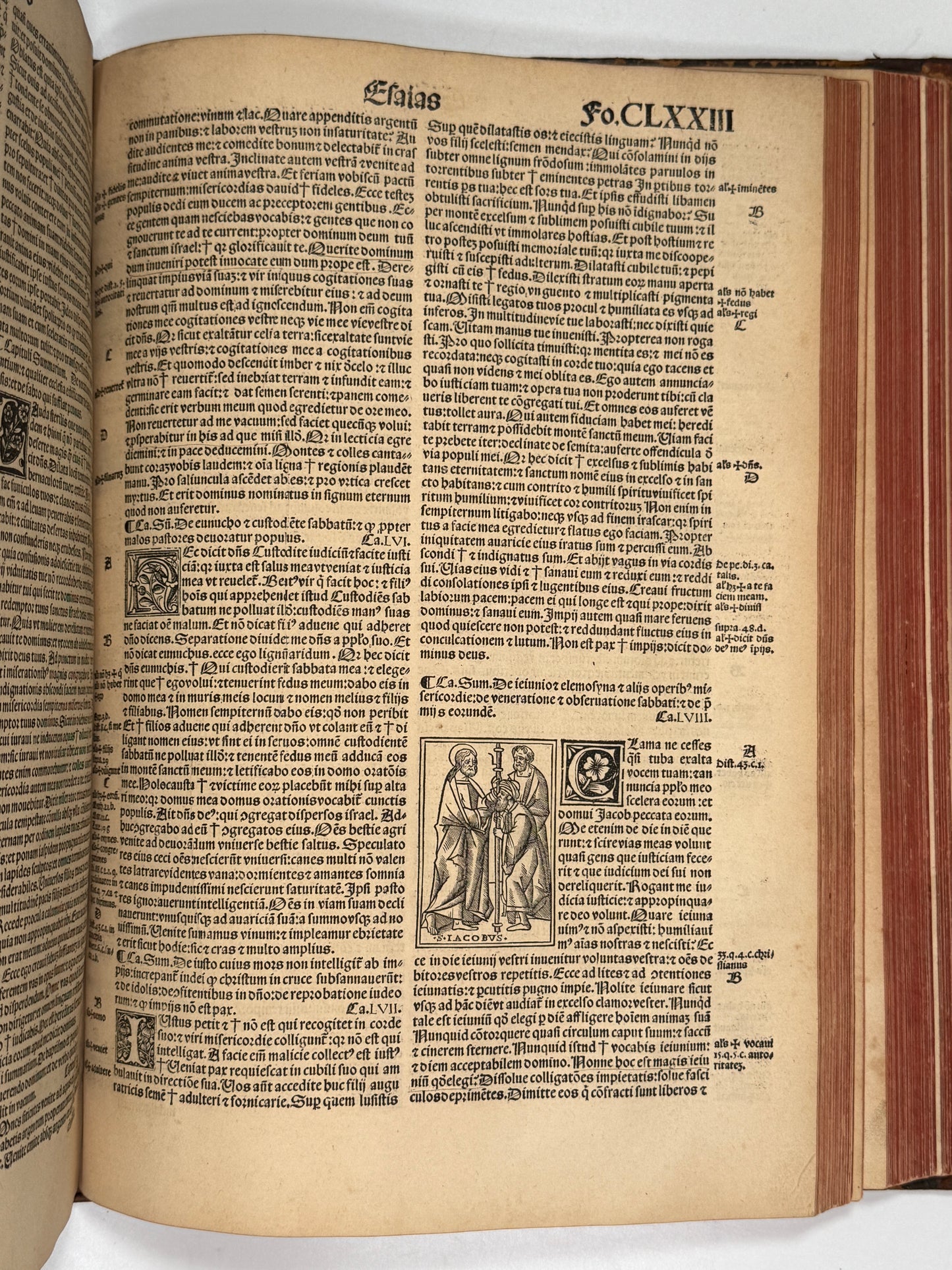 1515 Biblia Latina: Sacon/Koberger Imprint: Hand Coloured Folio