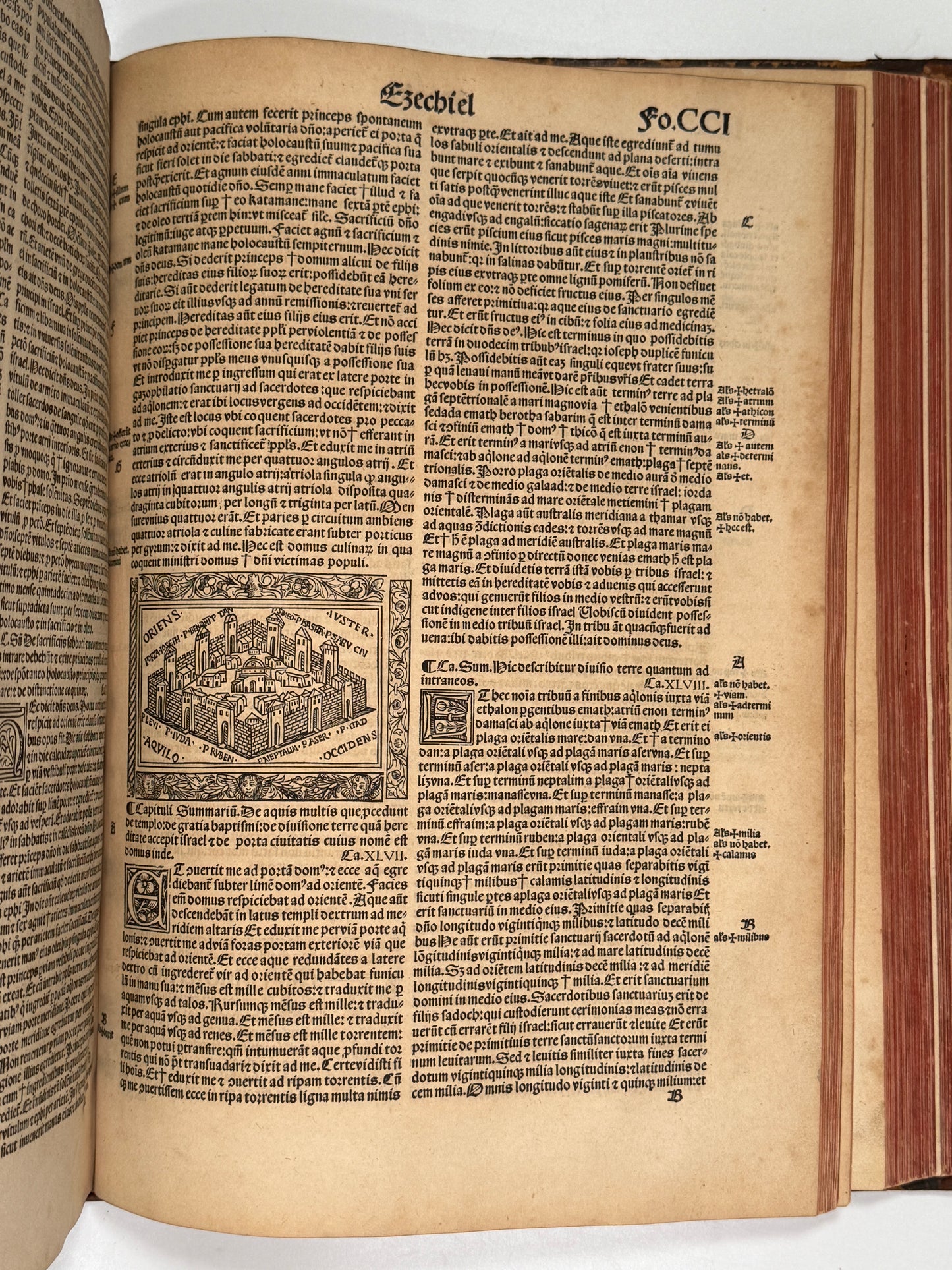 1515 Biblia Latina: Sacon/Koberger Imprint: Hand Coloured Folio
