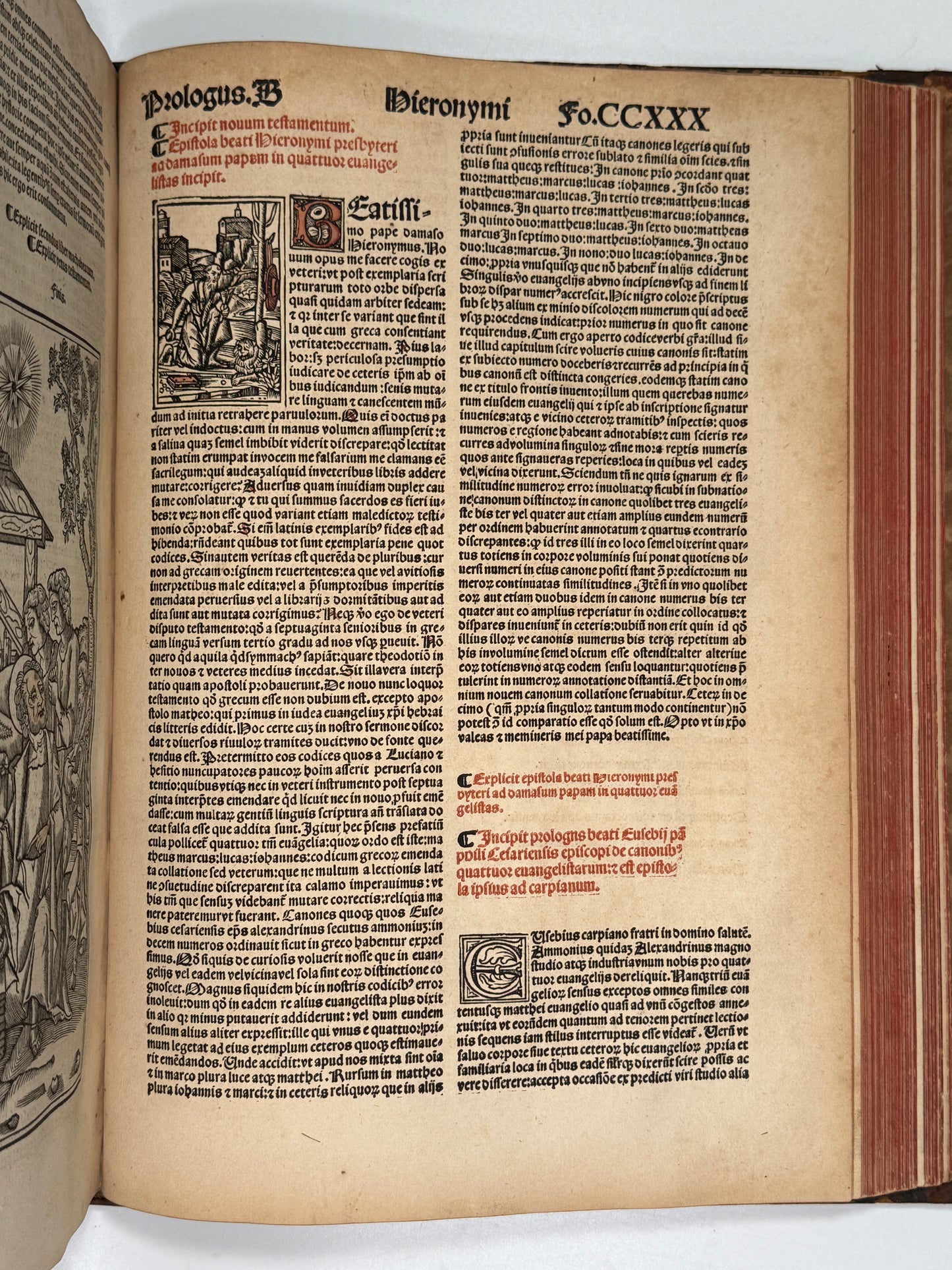 1515 Biblia Latina: Sacon/Koberger Imprint: Hand Coloured Folio