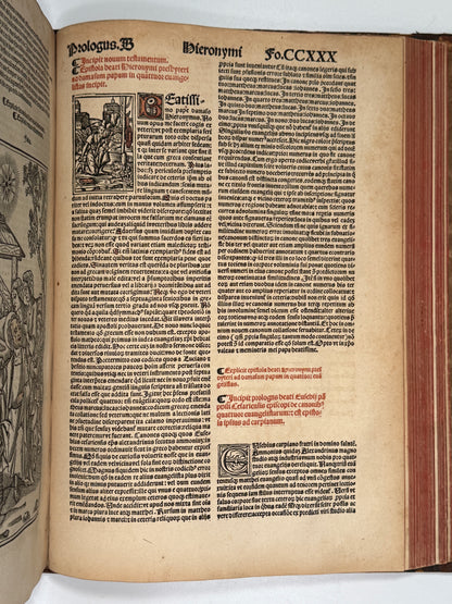 1515 Biblia Latina: Sacon/Koberger Imprint: Hand Coloured Folio