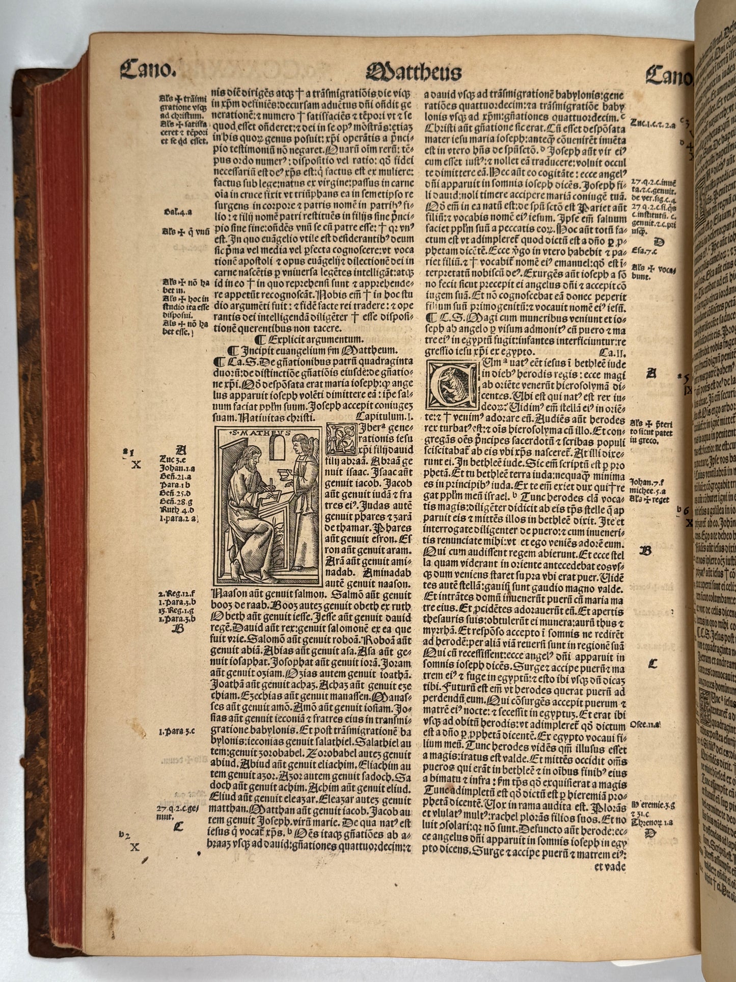 1515 Biblia Latina: Sacon/Koberger Imprint: Hand Coloured Folio