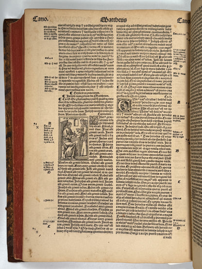 1515 Biblia Latina: Sacon/Koberger Imprint: Hand Coloured Folio