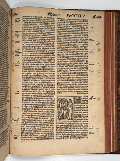 1515 Biblia Latina: Sacon/Koberger Imprint: Hand Coloured Folio