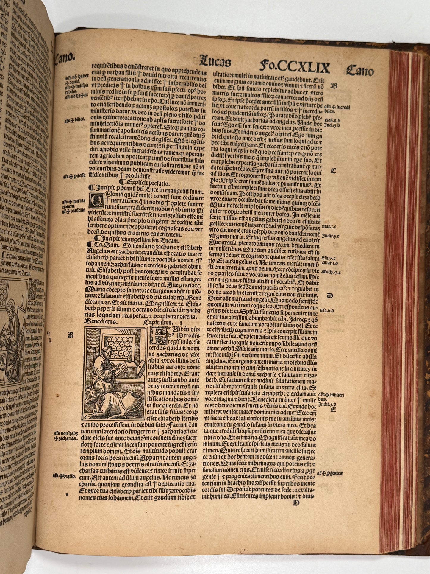 1515 Biblia Latina: Sacon/Koberger Imprint: Hand Coloured Folio