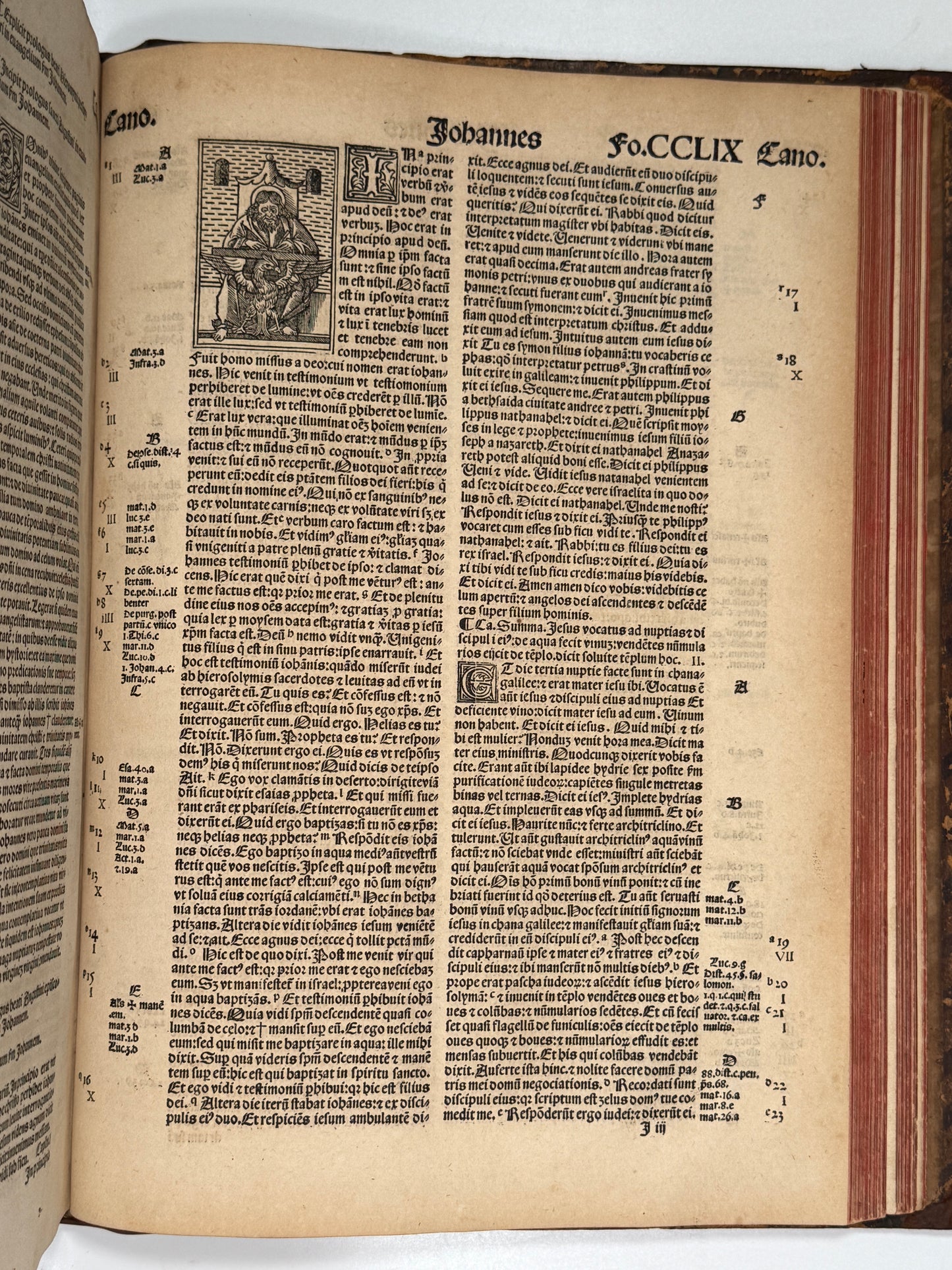 1515 Biblia Latina: Sacon/Koberger Imprint: Hand Coloured Folio