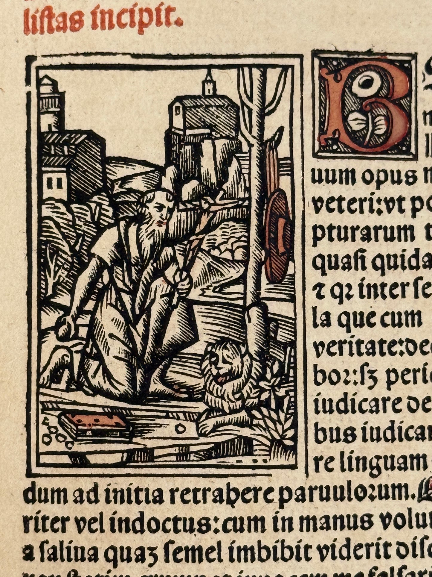 1515 Biblia Latina: Sacon/Koberger Imprint: Hand Coloured Folio