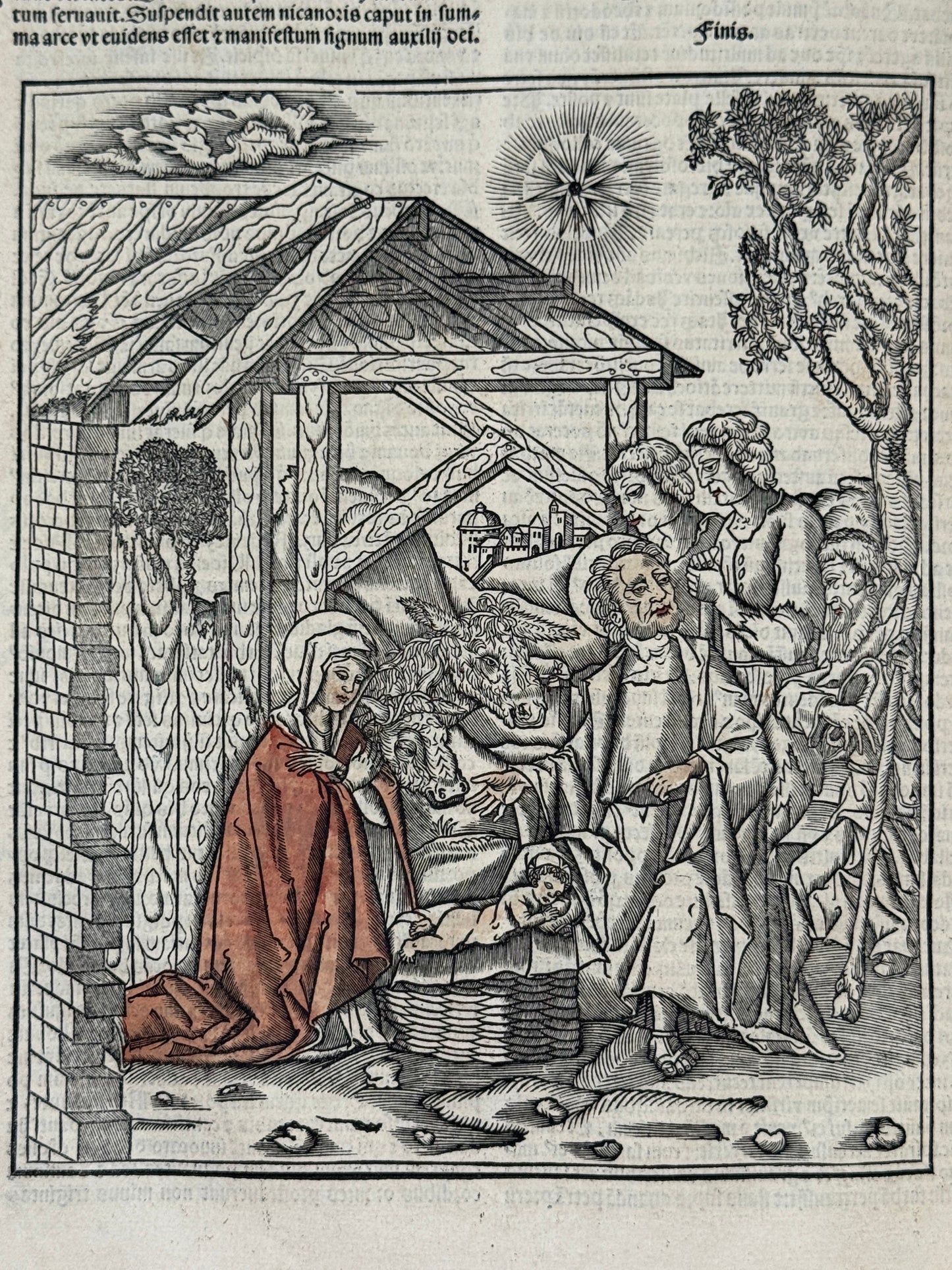 1515 Biblia Latina: Sacon/Koberger Imprint: Hand Coloured Folio