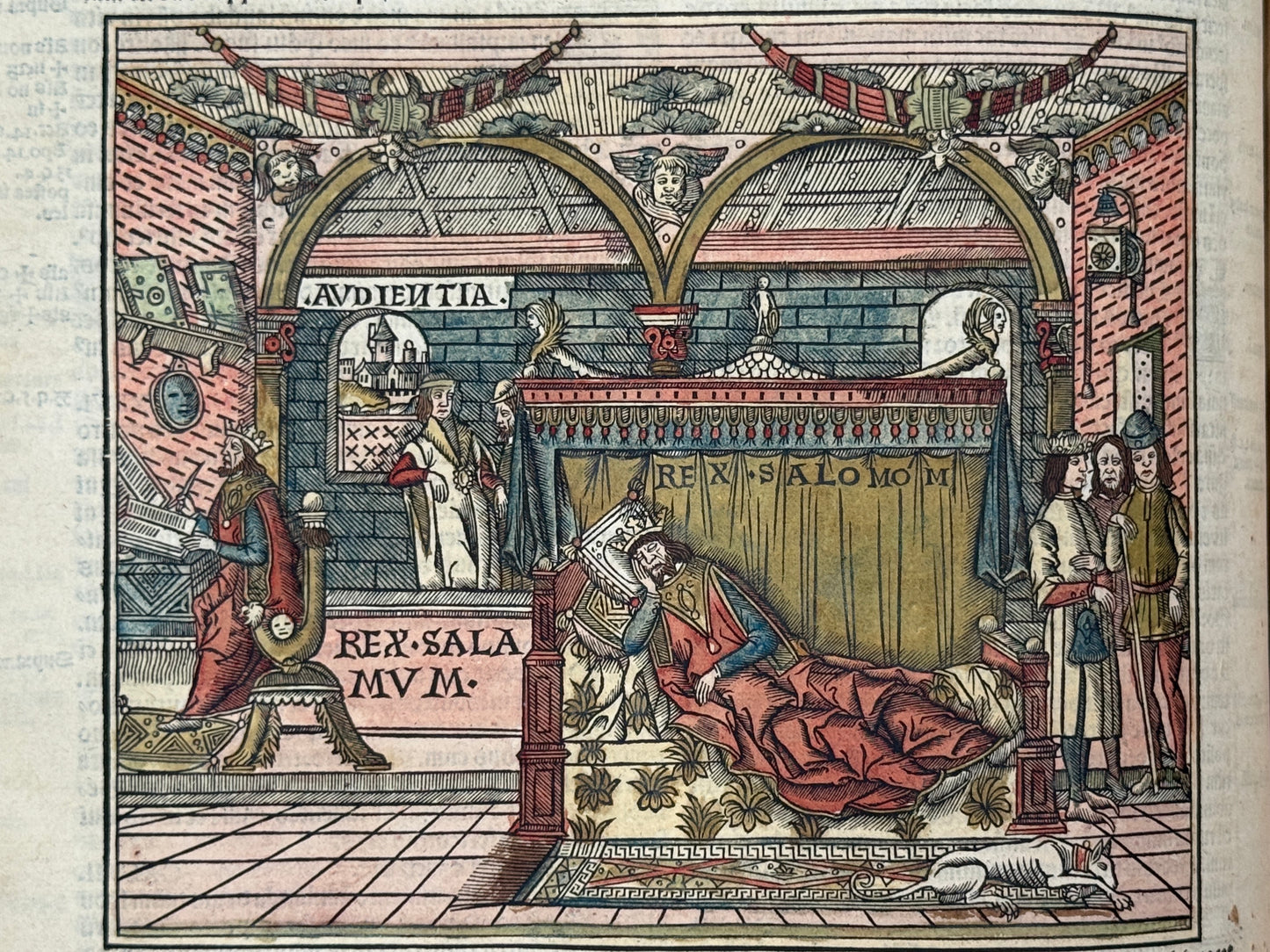 1515 Biblia Latina: Sacon/Koberger Imprint: Hand Coloured Folio