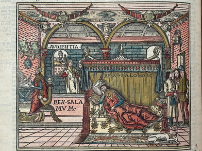 1515 Biblia Latina: Sacon/Koberger Imprint: Hand Coloured Folio