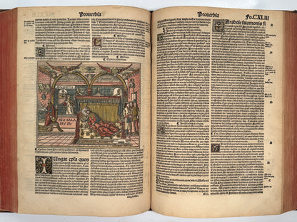 1515 Biblia Latina: Sacon/Koberger Imprint: Hand Coloured Folio