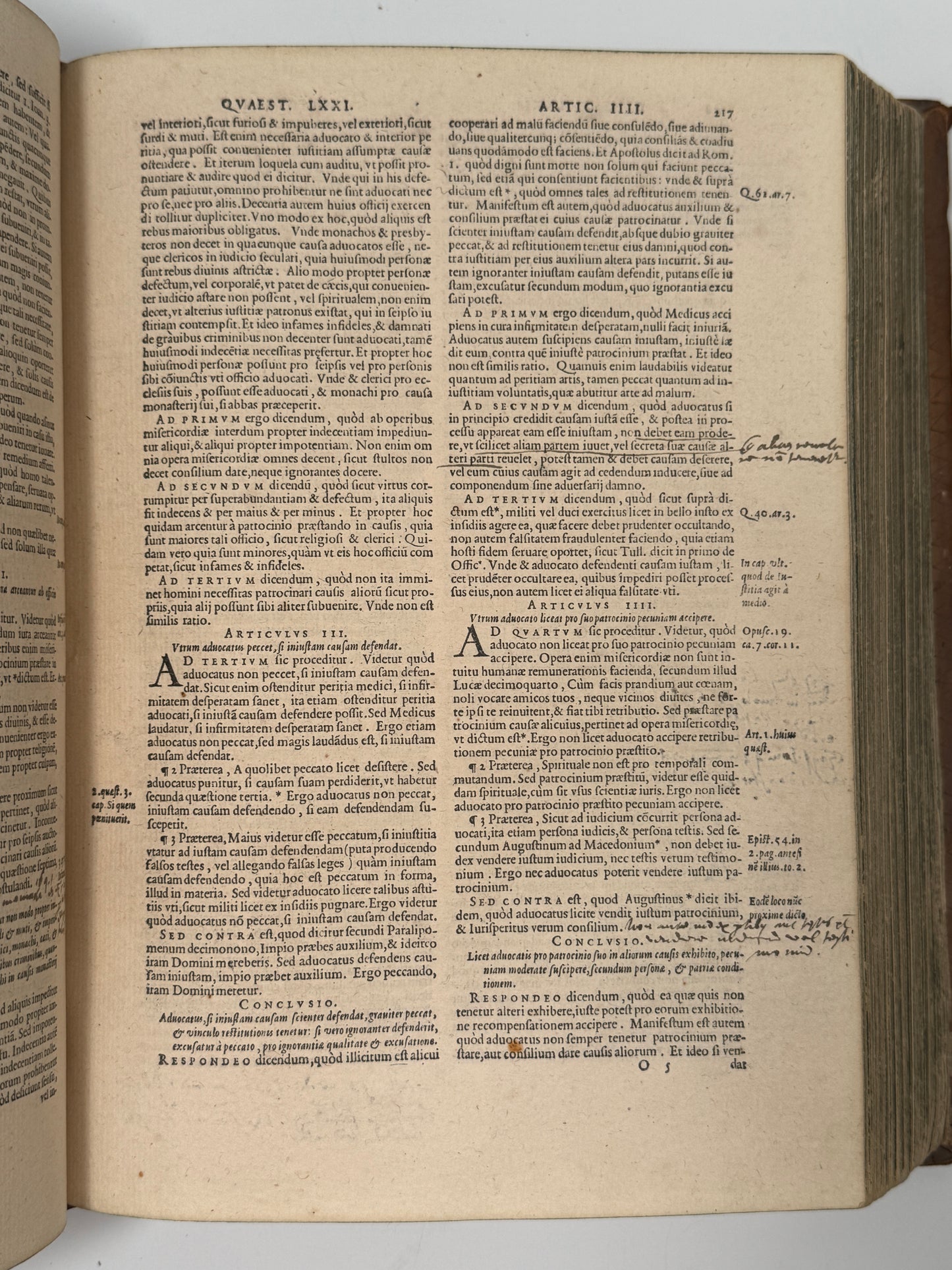 Summa Theologica by St. Thomas Aquinas 1569