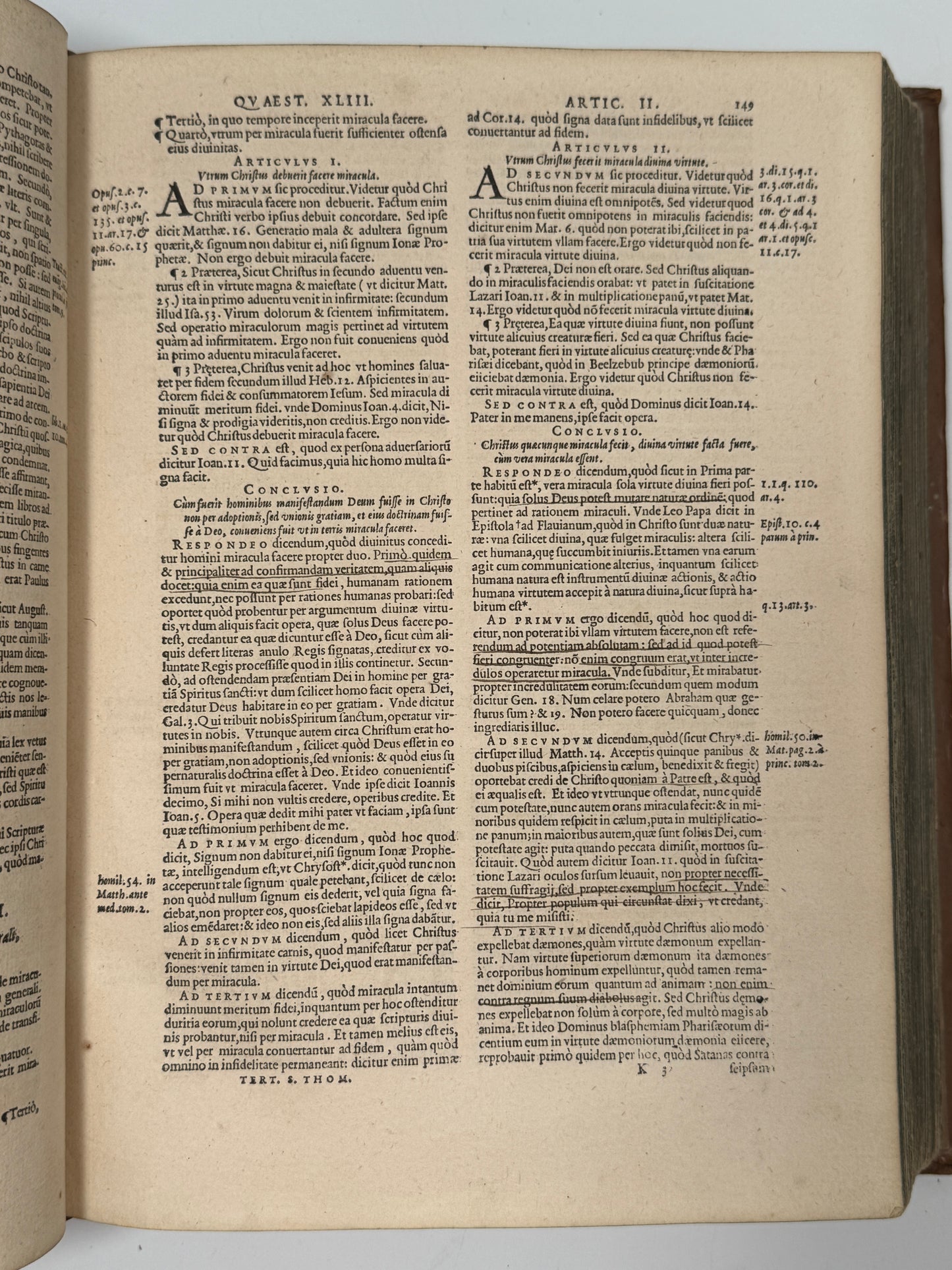 Summa Theologica by St. Thomas Aquinas 1569