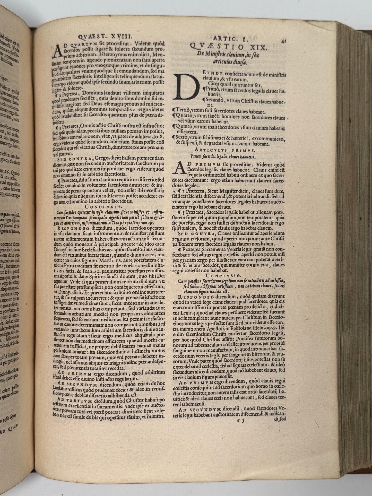 Summa Theologica by St. Thomas Aquinas 1569