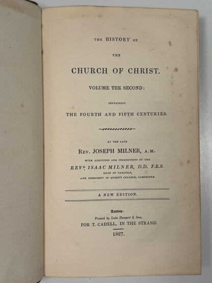 Milner's Church History 1827