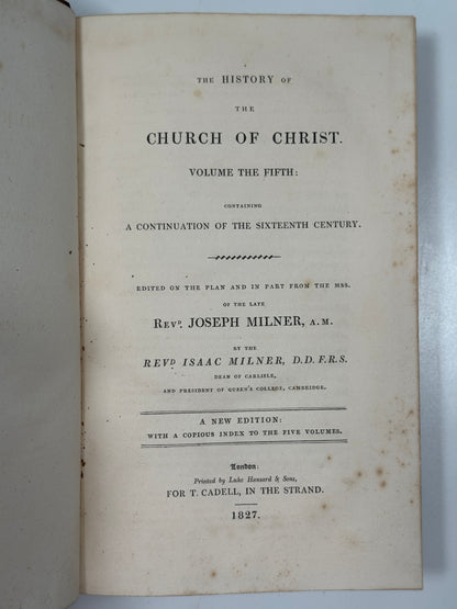 Milner's Church History 1827