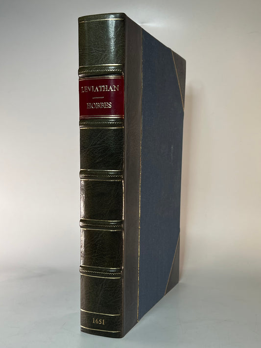Leviathan by Thomas Hobbes 1651 First Edition First Issue