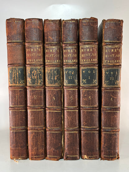 The History of England by David Hume 1759-1762 First Edition
