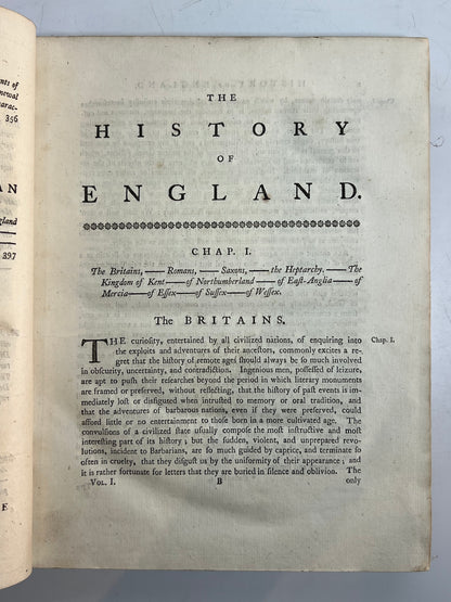 The History of England by David Hume 1759-1762 First Edition
