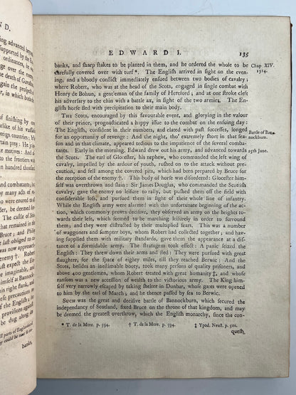 The History of England by David Hume 1759-1762 First Edition