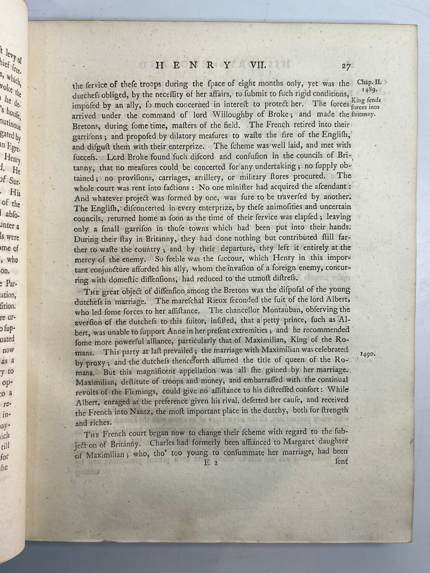 The History of England by David Hume 1759-1762 First Edition