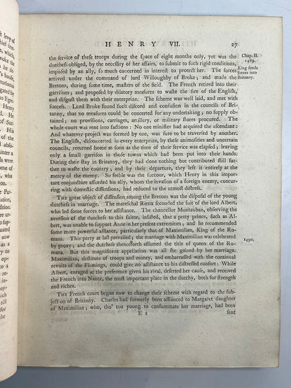 The History of England by David Hume 1759-1762 First Edition