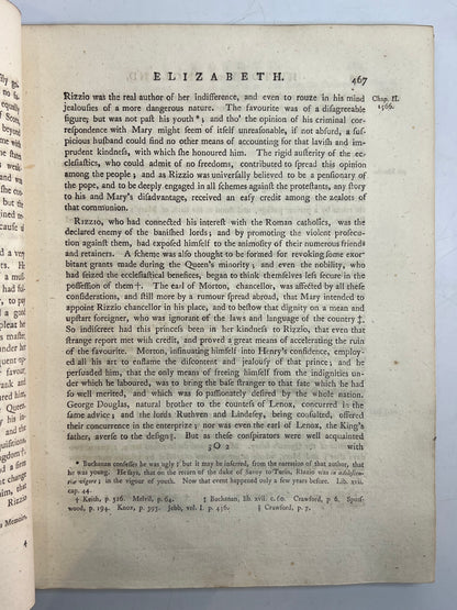 The History of England by David Hume 1759-1762 First Edition