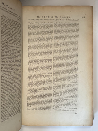 Camden's Britannia 1789 First Gough Edition