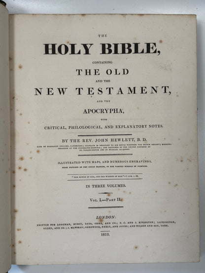 Antique King James Bible 1812