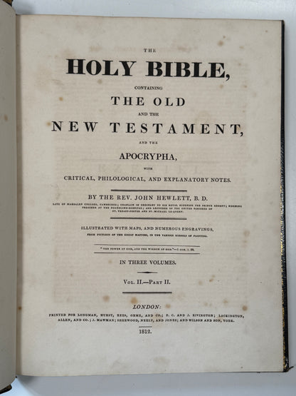 Antique King James Bible 1812