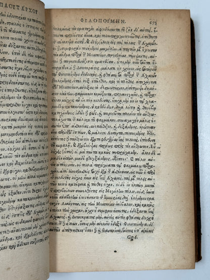 The Works of Plutarch 1572 First Edition