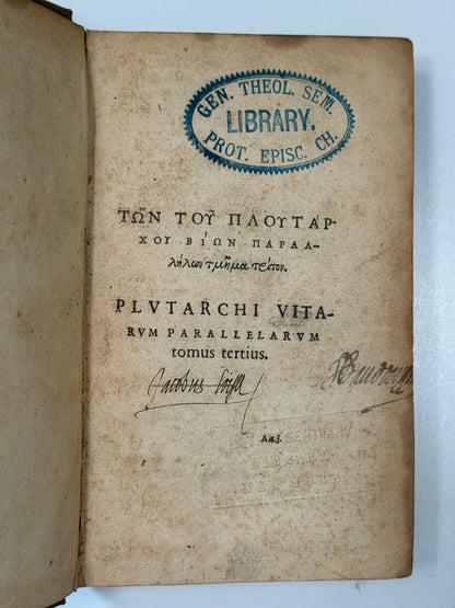 The Works of Plutarch 1572 First Edition