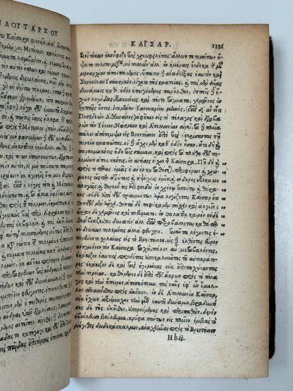 The Works of Plutarch 1572 First Edition