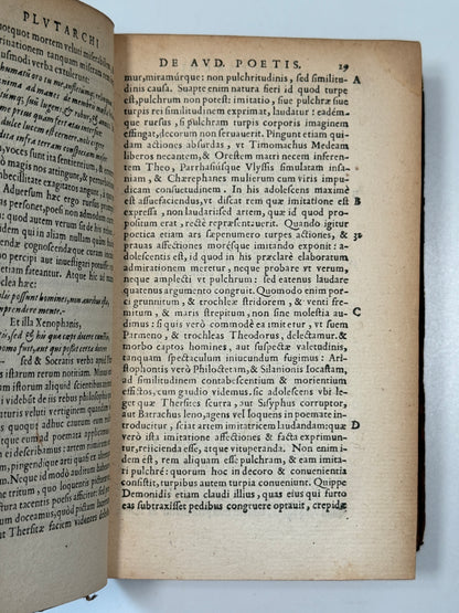 The Works of Plutarch 1572 First Edition