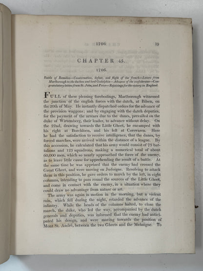 The Memoirs of John Duke of Marlborough 1818 First Edition
