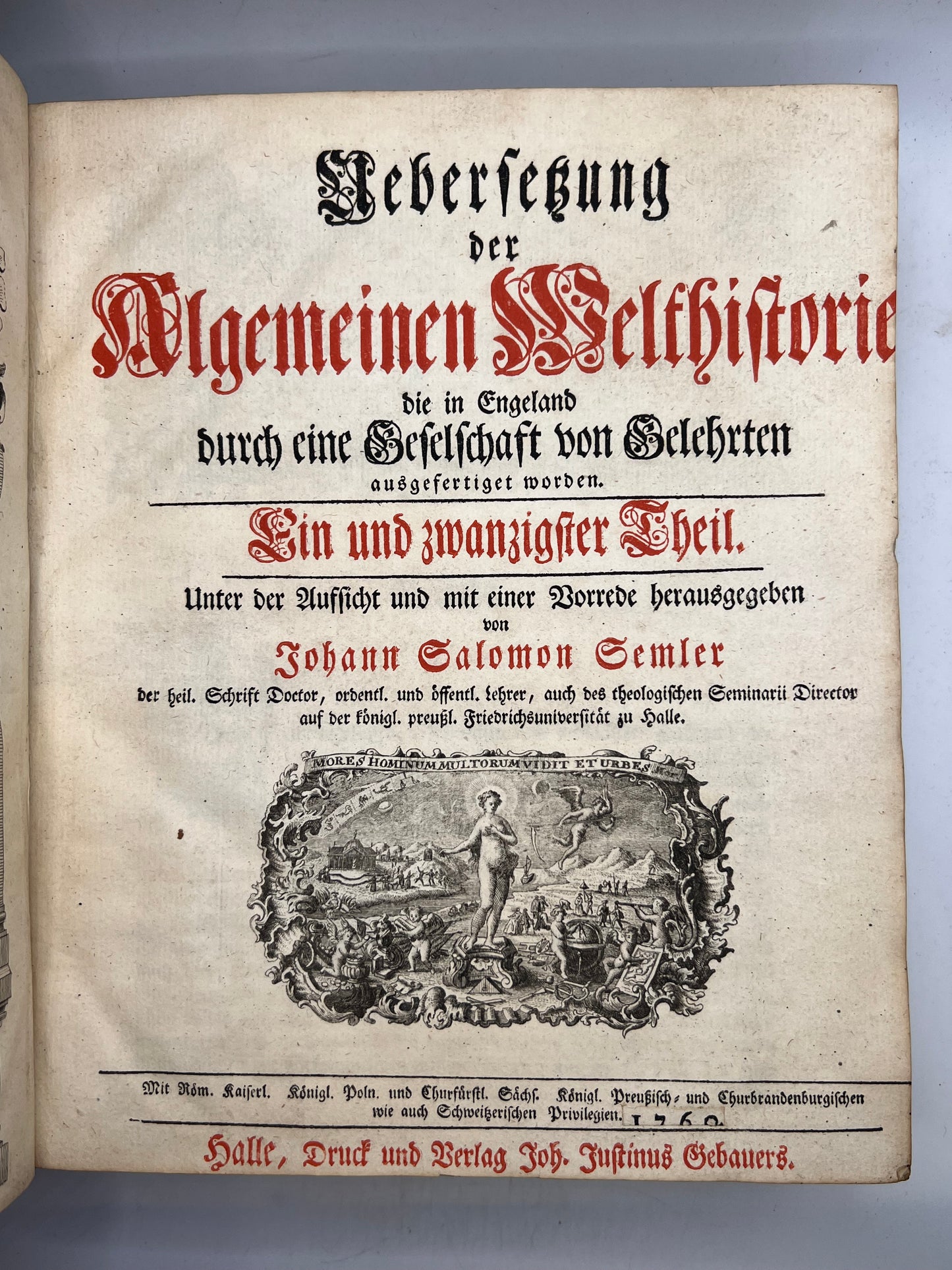 Baumgertner's Universal History 1755-1793