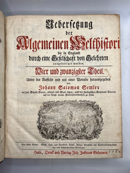 Baumgertner's Universal History 1755-1793