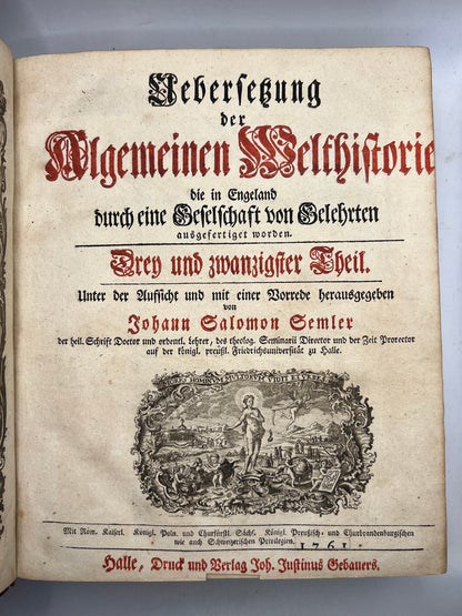 Baumgertner's Universal History 1755-1793