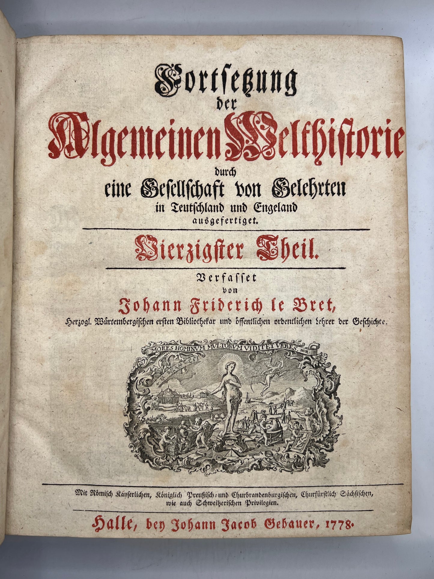 Baumgertner's Universal History 1755-1793