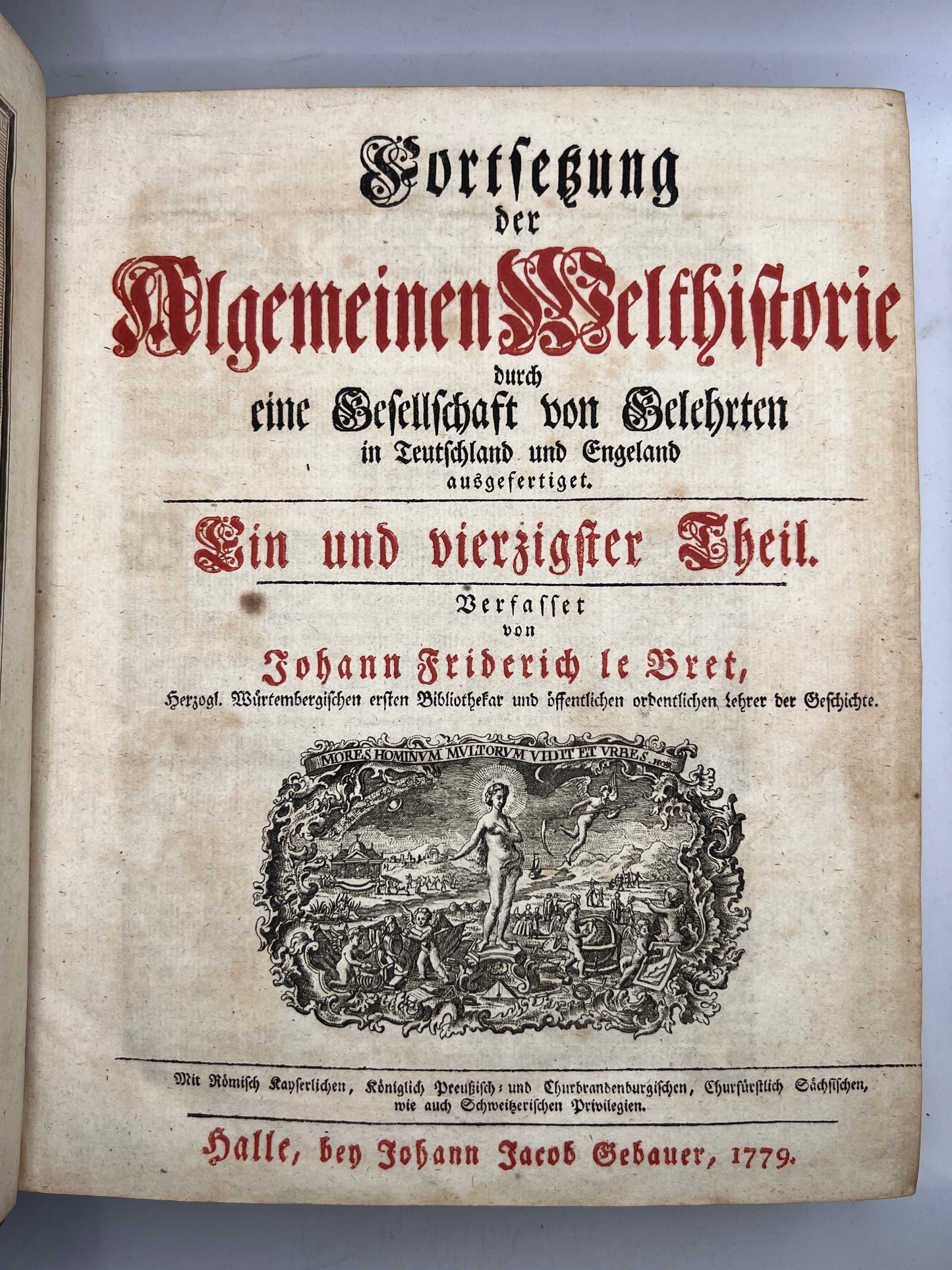 Baumgertner's Universal History 1755-1793