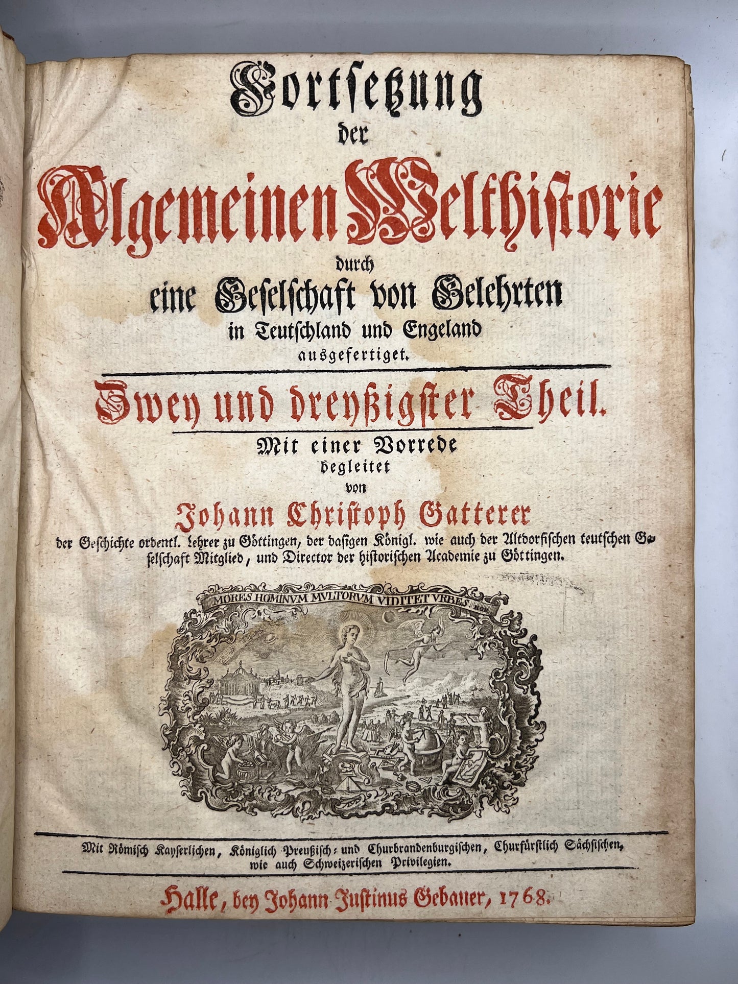 Baumgertner's Universal History 1755-1793