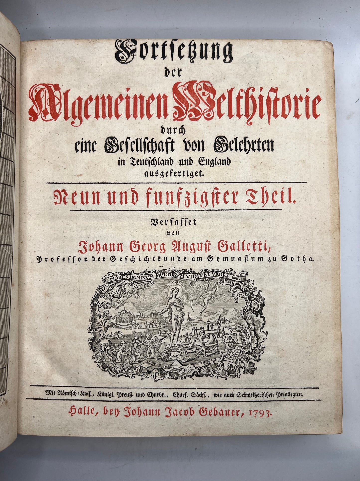 Baumgertner's Universal History 1755-1793