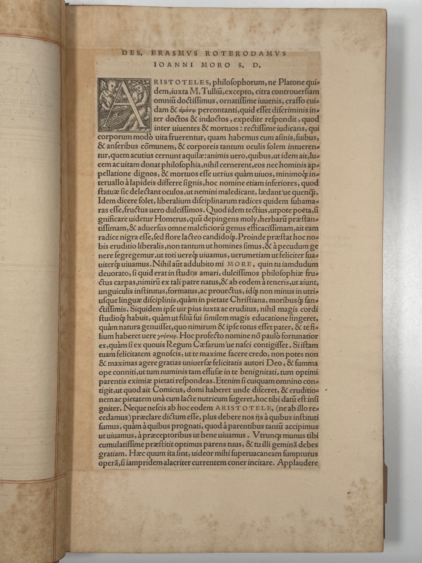 Aristotle's Works 1531 Erasmus First Complete Edition